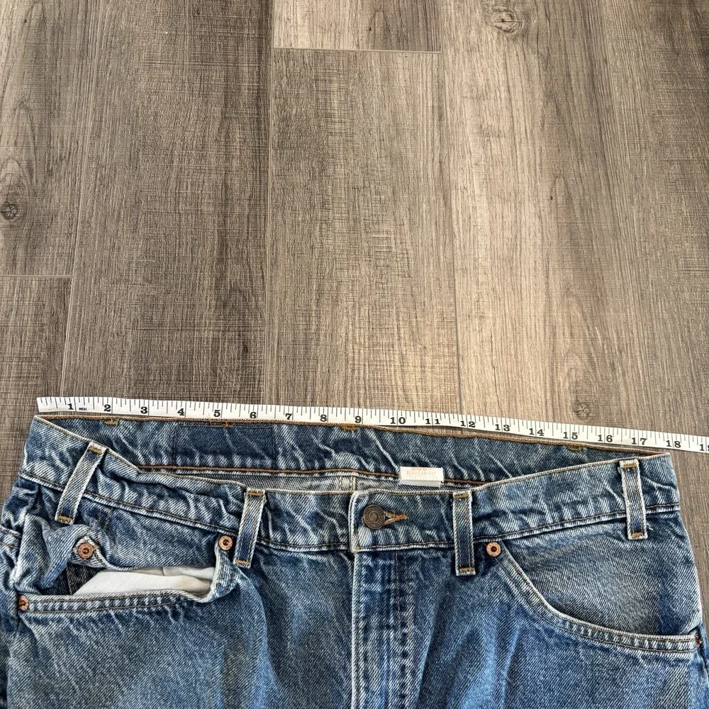 Vintage Levi's 505 Orange Tab Regular Fit 38x32 Measures (36x28) Light Fade Wash
